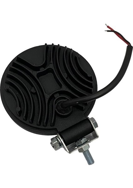 9V-48V ÇALIŞMA LAMBASI 27W (9 LEDLİ) YUVARLAK (114 MM)
