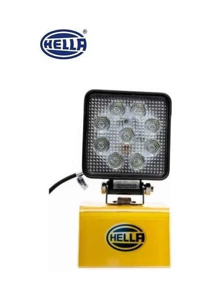 10V-30V ÇALIŞMA LAMBASI KARE 9W (9 LEDLİ) (100*100*34 MM) fiyatları