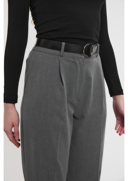 3965 Kemer Detay Pantolon Gri fırsatları