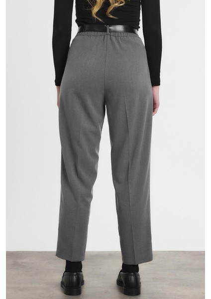 3965 Kemer Detay Pantolon Gri indirimleri