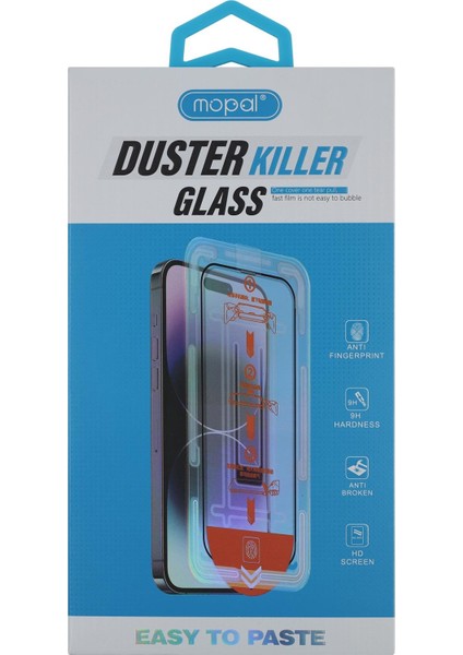 Otomatik Kurulum ve Hizalama Aparatlı Tam Duster Killer Cam Ekran Koruyucu Apple iPhone 11 12 13 14 Pro Pro Max fiyatları