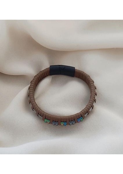 Bileklik Hakiki Deri Örgü Unisex 21 cm Bilezik Takı Aksesuar modelleri
