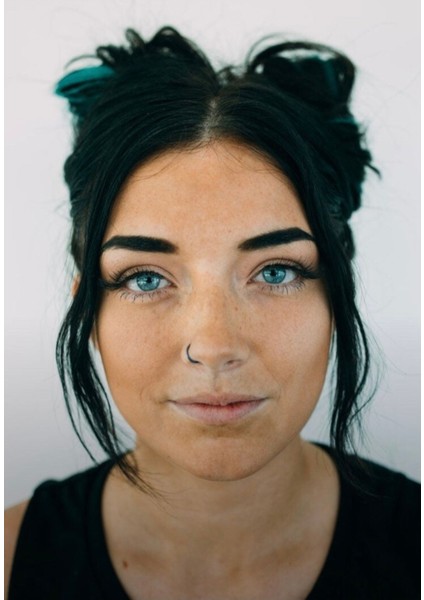 316 L Cerrahi Çelik Halka Hızma, Piercing / Halka Çapı 8 Mm/halka Kalınlığı 1 Mm/ 1 Adet