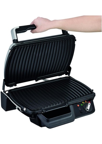 Paslanmaz Çelik - Inox Premium Xl Döküm Izgara ve Tost Makinesi