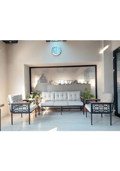 Inci Balkon-Bahçe-Kafe Çay Seti Koltuk Oturma Takımı-Oturma Grubu Çstakımlazer