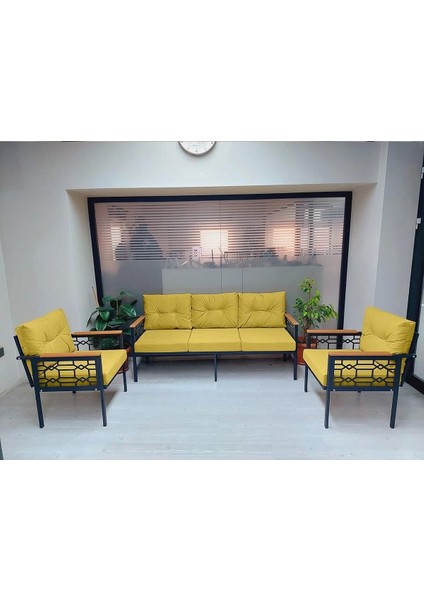 Inci Balkon-Bahçe-Kafe Çay Seti Koltuk Oturma Takımı-Oturma Grubu Çstakımlazer