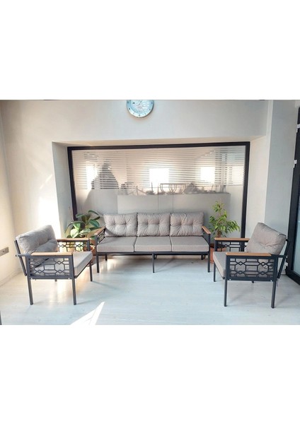 Inci Balkon-Bahçe-Kafe Çay Seti Koltuk Oturma Takımı-Oturma Grubu Çstakımlazer