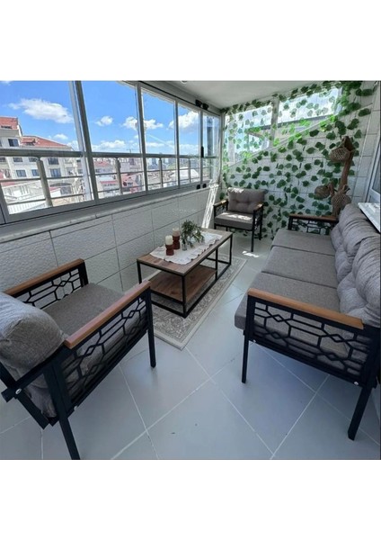 Inci Balkon-Bahçe-Kafe Çay Seti Koltuk Oturma Takımı-Oturma Grubu Çstakımlazer