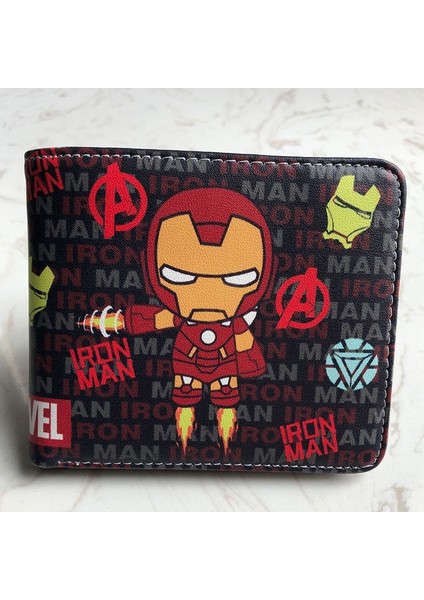 Marvel Erkek Cüzdan S Versiyonu Kaptan Amerika Örümcek Adam Cüzdan Erkekler Komik Versiyonu Süper Kahramanlar Cüzdan Kadın Kartlıklı Cüzdan (Yurt Dışından) fırsatları