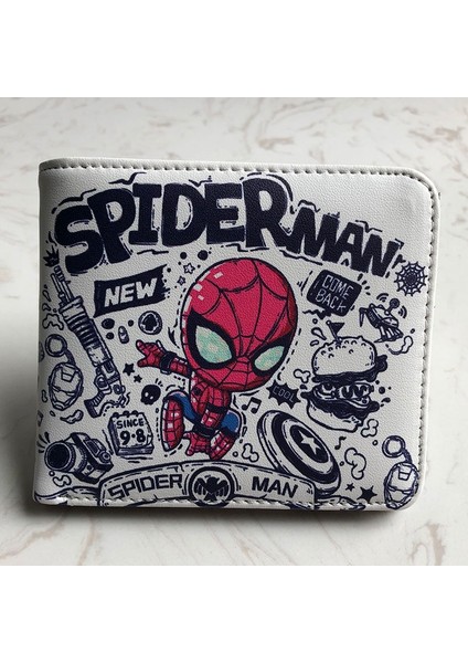 Marvel Erkek Cüzdan S Versiyonu Kaptan Amerika Örümcek Adam Cüzdan Erkekler Komik Versiyonu Süper Kahramanlar Cüzdan Kadın Kartlıklı Cüzdan (Yurt Dışından) indirimleri