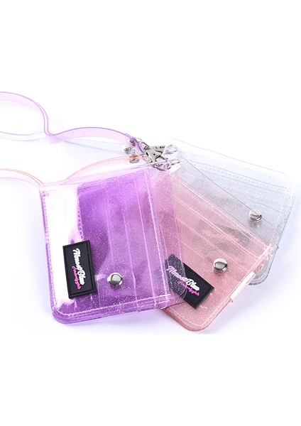 Pvc Temizle Jöle Çanta Mini Para Cüzdan Kart Sahibinin Şeffaf Kadın Çanta Bayan Çanta Cüzdan Jöle Kart Sahibinin (Yurt Dışından) fiyatları