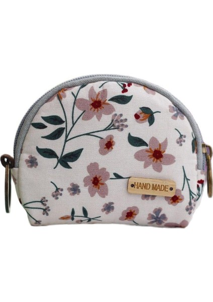 Sikke Cüzdan Kadın Keten Çiçek Sevimli Anahtarlık Organizatör Çanta Küçük Para Anahtar Kılıfı Kart Çantası Carteira Kızlar Için Çocuk Yetişkinler (Yurt Dışından)