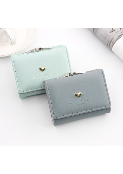 Küçük Kadın Cüzdan Sevgi Dolu Kalp Kısa Kadın Cüzdan Kart Sahibinin Kızlar Mini Kadın Moda Bayan Bozuk Para Cüzdanı Kadın Debriyaj Çanta (Yurt Dışından) fiyatları