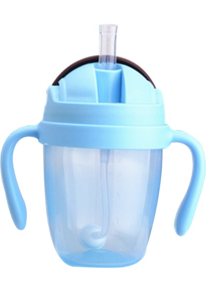 300ML Bardak Sızdırmaz Emme Biberon Taşınabilir Toksik Olmayan Saman Saplı Süt Geniş Ağız Suyu Pp Eğitim Bebekler (Yurt Dışından) modelleri