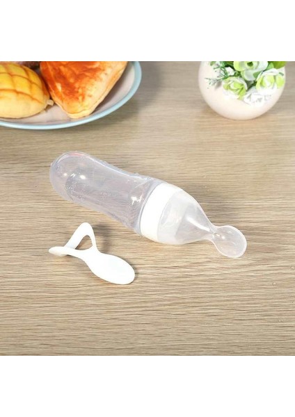 1 Adet 90 ml Silikon Bebek Tahıl Besleyici Şişe S Bebek Yürümeye Başlayan Biberon S Taze Gıda Tahıl Sıkma Besleyici Sıcak (Yurt Dışından) fırsatları