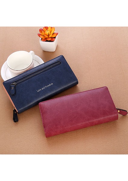 Lüks Kadın Cüzdan Kart Tutucu Moda Bayan Çantalar Çanta Para Bozuk Para Cüzdanı Kadın Debriyaj Uzun Fermuarlı Cüzdan Çanta Çanta Cep (Yurt Dışından) modelleri