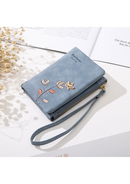 Moda Taze Çiçek Küçük Cüzdan Kadın Yumuşak Deri Bayan Çantalar Tasarımcı Kısa Kadın Cüzdan Kız Cartera Bileklik ile (Yurt Dışından)