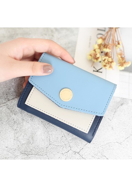 Kısa Kadın Cüzdan Kore Versiyonu Sevimli Öğrenci Küçük Cüzdan Kadın Basit Cüzdan Bayanlar Kart Tutucu Bozuk Para Cüzdanı Para Çantası (Yurt Dışından) fiyatları