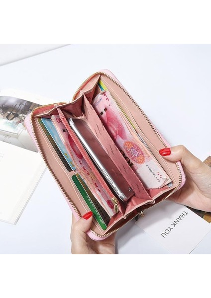 Moda Kelebek Kadın Cüzdan Bilek Kolu Telefon Kılıfı Uzun Bölüm Para Cep Kılıfı Çanta Kadın Çanta Kart Sahipleri 2020 (Yurt Dışından) fırsatları