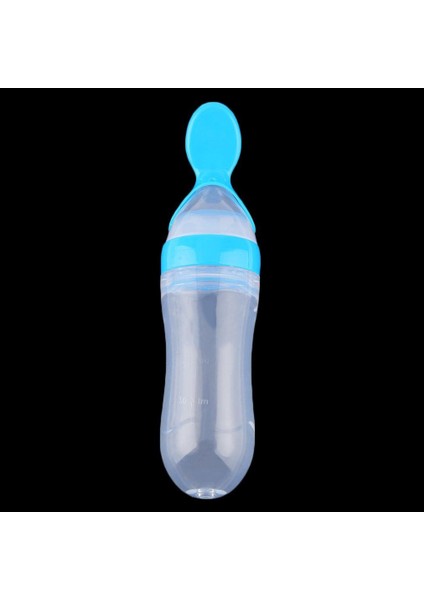 Nyt Baby Silikon Sıkmalı Biberon Kaşıklı Mama Pirinç Tahıl Besleyici 90ML (Yurt Dışından)