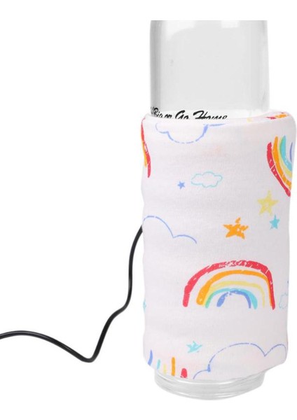 USB Biberon Isıtıcı Taşınabilir Süt Seyahat Fincan Isıtıcı Isıtıcı Bebek Biberon Çantası Saklama Kapağı Yalıtım Çantaları (Yurt Dışından)