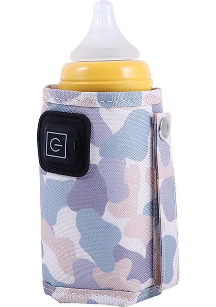 Evrensel USB Süt Su Isıtıcı Seyahat Arabası Yalıtımlı Çanta Taşınabilir Bebek Biberon Isıtıcı (Yurt Dışından)