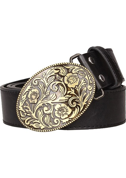 Moda Kemer Erkekler Retro Tang Hanedanı Çiçek Tasarım Arabesk Desen Altın Çiçek Moda Elemanı Popüler Kuşak Kadın Hediye (Yurt Dışından) modelleri
