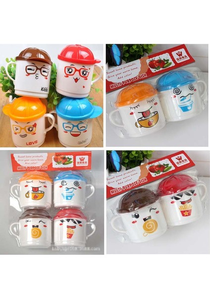 200ML Bebek Bebek Biberon Süt Kulplu Bardak Çocuk Sevimli Karikatür Hayvan Çocuklar Çay Bardağı Kupa Çocuklar Öğrenme Kupa (Yurt Dışından) fırsatları