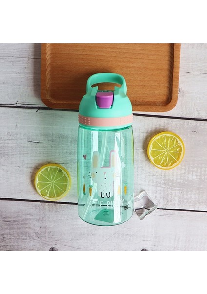 450 ml Benim Çocuklarım Su Biberon Çocuk Karikatür Tavşan Drinkware Çay Kahve Tatlı Şişe Çocuk Doğum Günü Sevimli Hediyeler (Yurt Dışından)