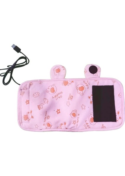 Biberon Isıtıcı Kapak Çanta Açık Seyahat Süt Biberon USB Isıtmalı Termostat (Yurt Dışından)