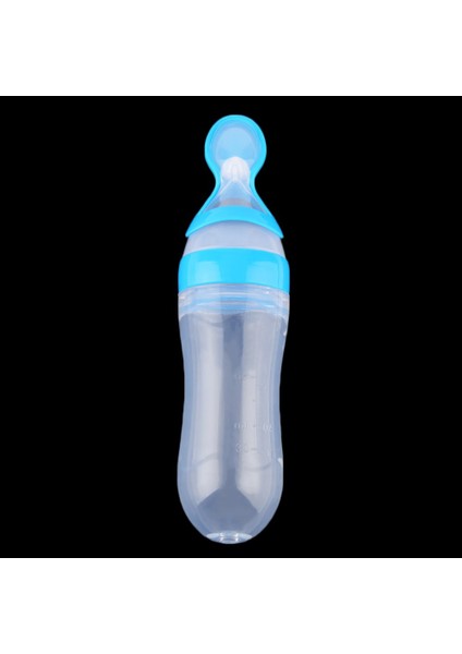 Bebek Silikon Sıkma Biberon S Gıdalı Pirinç Tahıl Besleyici 90ML-MAVI (Yurt Dışından) fiyatları