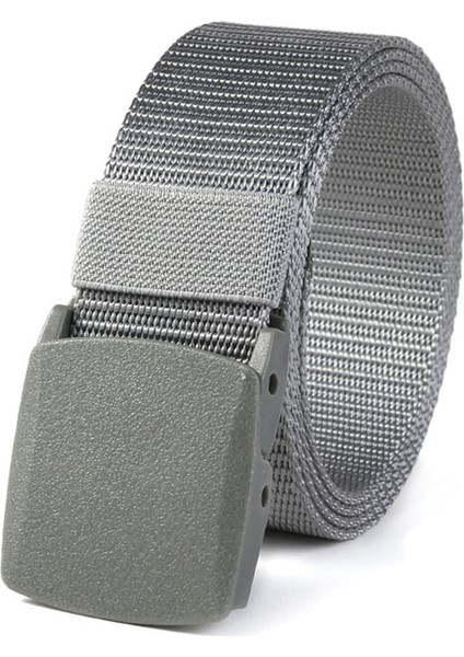 MEN39S Askeri Taktik Naylon Ayarlanabilir Kemerler Plastik Toka ile Spor Bel Kemeri Rahat Kumaş Kolay Erişim Havaalanı (Yurt Dışından)