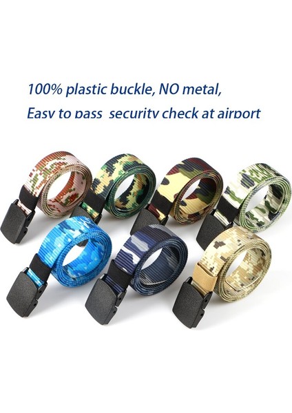 MEN39S Askeri Taktik Naylon Ayarlanabilir Kemerler Plastik Toka ile Spor Bel Kemeri Rahat Kumaş Kolay Erişim Havaalanı (Yurt Dışından) modelleri