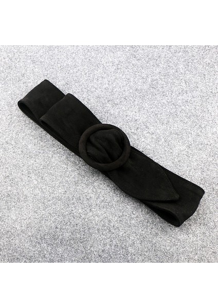 Kız Yuvarlak Düğme Süet Flanel Kemer Kadın Yumuşak Yüz Genişliği Dekorasyon Askısı Tasarımcı Kadife Moda Kemerler Cinturon (Yurt Dışından) indirimleri