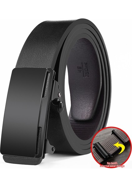 Lfmb 2022 Yeni Ürün Kemer Erkek Kaliteli Dişsiz Otomatik Toka Rahat Erkek Kemeri Erkek Iş Moda Kemeri (Yurt Dışından)