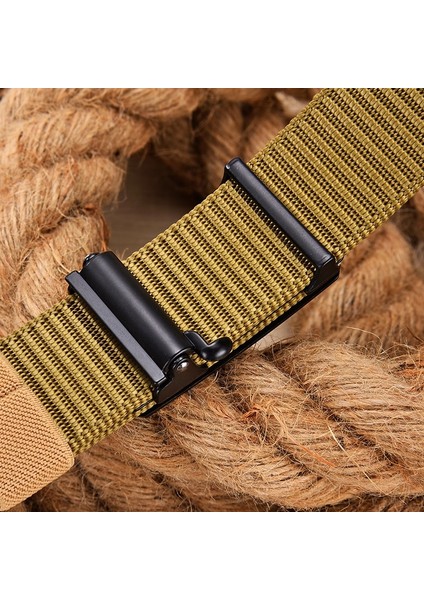 MEN39S Kemer Ordu Açık Spor Lüks Tasarımcı Toka Erkek Askeri Taktik Kemerler Kaliteli Naylon Kanvas Kemer (Yurt Dışından) fırsatları