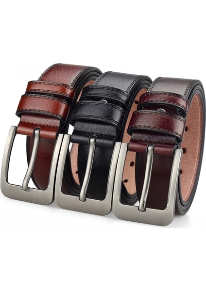 2020 Iş Erkek Kemerleri Deri Lüks Tasarım Pin Tokalı Kemerler Kot Için Siyah Kahverengi Bel Kemeri Kemer Klasik Ceinture Homme (Yurt Dışından) fiyatları