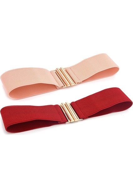 Kadın Kemer Streç Sıska Elastik Geniş Ceinture Korse Kravat Sarma Bel Yumuşak Vintage Femme Kırmızı Siyah Mavi Elbise Kemer Aksesuarları (Yurt Dışından) indirimleri