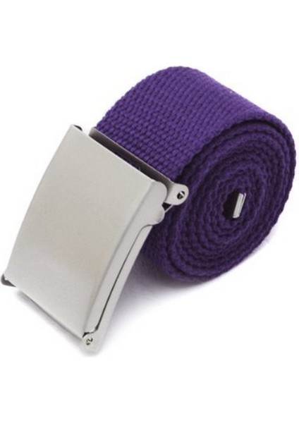 Dokuma Dış Mekan Kanvas Kemer Mor 110CM (Yurt Dışından)