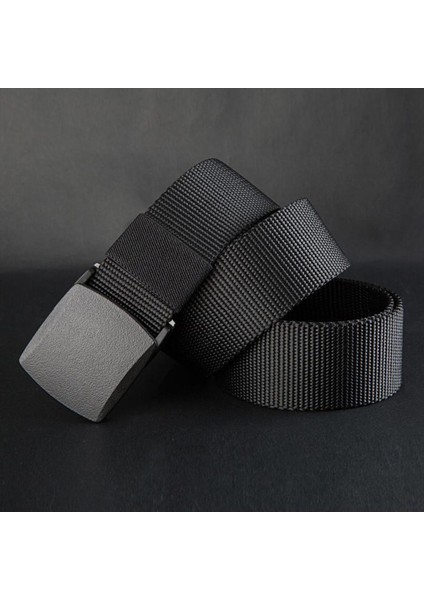 Askeri Erkek Kemeri Ordu Kemerleri Ayarlanabilir Kemer Erkekler Açık Seyahat Taktik Bel Kemeri Plastik Toka ile Pantolon Için 130CM (Yurt Dışından)