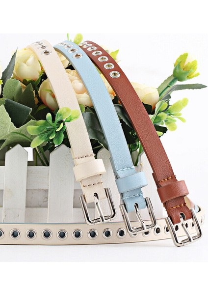 Moda Erkek Kadın Pu Deri Bel Kemeri Perçinli Çivili Tek Grommet Delikli Benzersiz Sıcak Rahat Göğüs Kalça Kemer Yeni (Yurt Dışından) modelleri