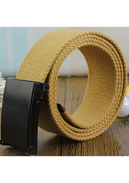 Erkekler Kemer Yeni Moda Unisex Ordu Taktik Bel Kemeri Kot Erkek Lüks Kanvas Dokuma Kemer Ceinture Femme 17 Renk (Yurt Dışından)