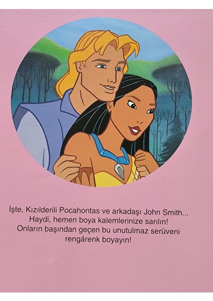 Disney Pocahontas Boyama Kitabı fiyatları
