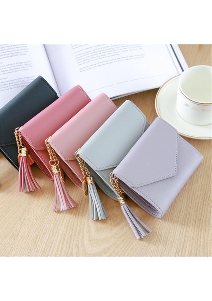 Ilkbahar ve Yaz Yeni Kısa El Trendi Kalp Şeklinde Kolye Basit Moda Çok Fonksiyonlu Lychee Desen Kadın Cüzdan (Yurt Dışından)