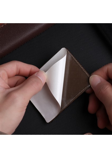 Adet Yeni Moda Kimlik Kredi Kartı Tutucu Yapışkanlı Etiket Cep Telefonu Cüzdan Cebi Elastik Cep Telefonu Cebi Stick-On Kart Çantası (Yurt Dışından) fırsatları