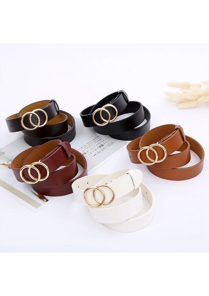 Çeşitli Durumlar Için Çift Yuvarlak Tokalı Kadın Eğlence Kemeri (Yurt Dışından) fiyatları