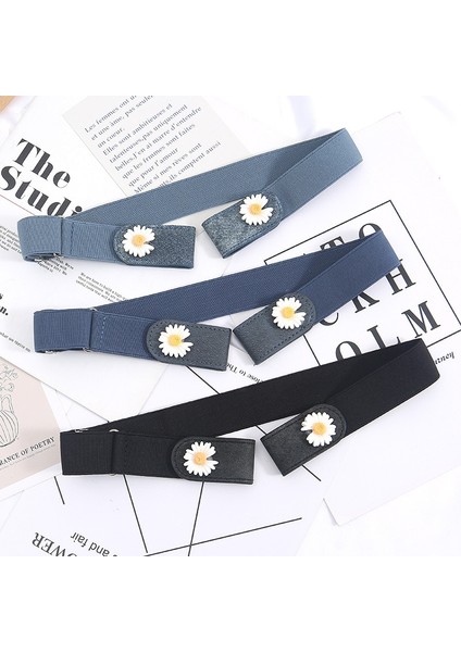 Yeni Kadın Kemer Tokasız Katı Kemerler Dikişsiz Jean Pantolon Elbise Ayarlanabilir Streç Bel Kemeri Şık Görünmez Kemer (Yurt Dışından) fırsatları