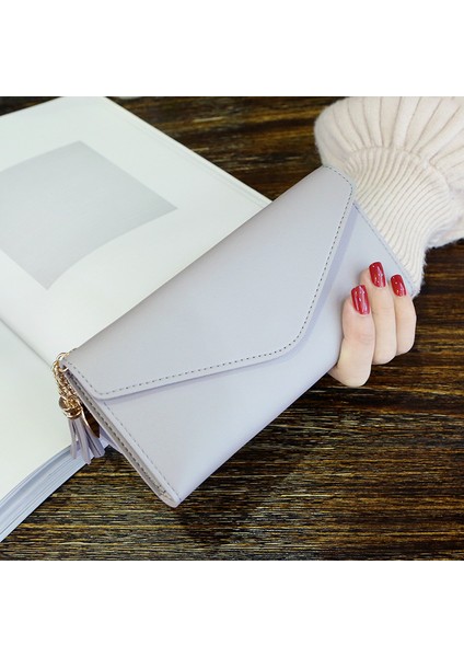 Yeşil Kedi Kadın Moda Basit Cüzdan Kart Sahibinin Püskül Çanta Debriyaj Çanta (Yurt Dışından) indirimleri