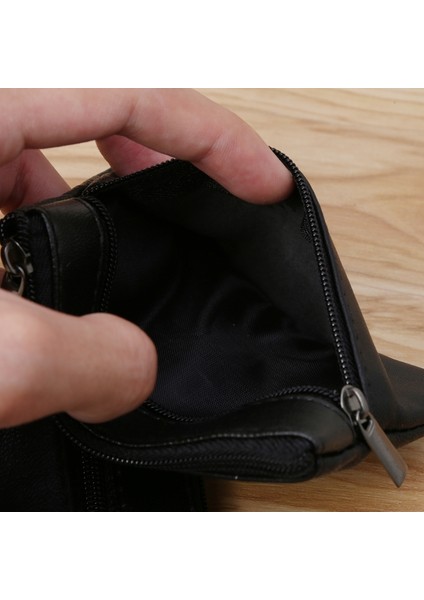 Yumuşak Erkek Kadın Kart Para Anahtarlık Zip Deri Cüzdan Kılıfı Çanta Çanta Hediye Yeni (Yurt Dışından)
