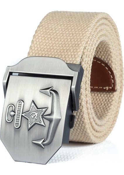 Yeni Erkekler Amp Kadınlar Kaliteli Askeri Kemer Donanma Cccp Kanvas Kayış Emekli Askerler Kot Taktik Kemer (Yurt Dışından)